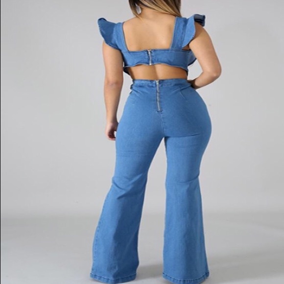 Denim jumpsuit - Picture 3 of 4